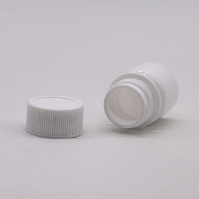 Medizin Feststofftablette Kapsel Aufbewahrung PE Plastikflasche 5 ml Runde Form mit Schraubverschluss