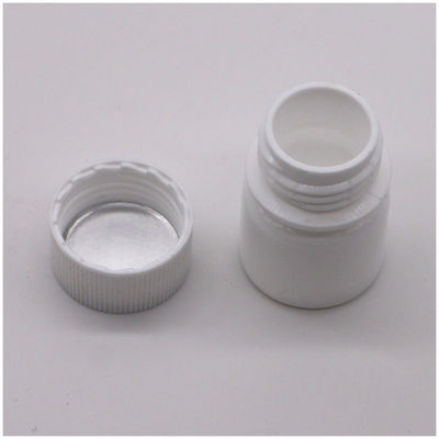 Medizin Feststofftablette Kapsel Aufbewahrung PE Plastikflasche 5 ml Runde Form mit Schraubverschluss