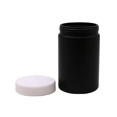 Medizin Industrie 250ml HDPE kundenspezifische Plastik-Food-Glas mit Schraubkappe und Wärmeinduktion Liner