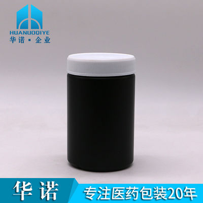 Medizin Industrie 250ml HDPE kundenspezifische Plastik-Food-Glas mit Schraubkappe und Wärmeinduktion Liner