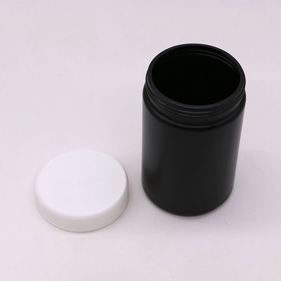 Medizin Industrie 250ml HDPE kundenspezifische Plastik-Food-Glas mit Schraubkappe und Wärmeinduktion Liner
