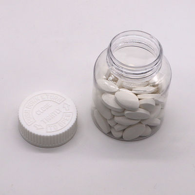 Kindersichere Deckel 180 ml PET-Flasche für Pillen/Vitamine/Kapseln