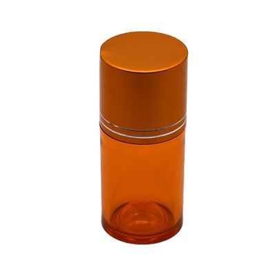 Nachfüllbare 60 ml PET-Pille Kapsel Fischölflasche mit Gold Silber Aluminium Schraubkappe