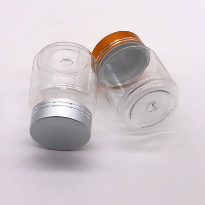 70 ml PET-Präparate für Nahrungsmittel, Feinstoffkapseln, Pillenflasche mit Gold-Silberkappe Exporteur