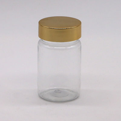 70 ml PET-Plastikkapsel Pille Flasche mit Gold Silber Kappe
