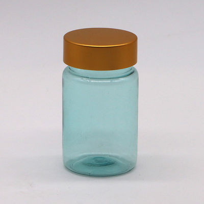 70 ml PET-Plastikkapsel Pille Flasche mit Gold Silber Kappe
