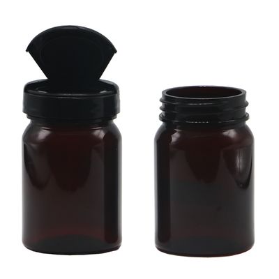 80 ml PET-Medizintechnische Plastikflasche für Kapselpillen