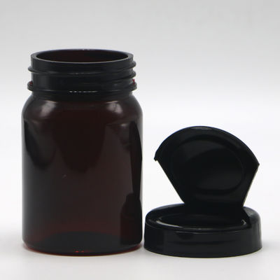 80 ml PET-Medizintechnische Plastikflasche für Kapselpillen