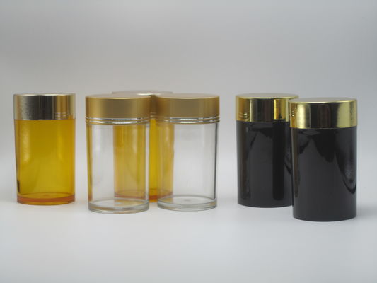 Leere runde 100 ml PET-Plastik-Pillenflasche für die pharmazeutische Verpackung