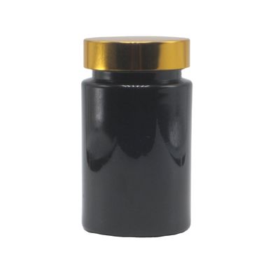 Basismaterial PET 120 ml schwarze Plastikflasche für die Ergänzung Pille Kapsel Medizin