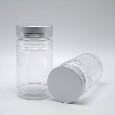 PET-Halsband 120 ml Bambusform Plastikflasche Schraubkappe für Pillen Kapsel Tabletten Medizin Ergänzung