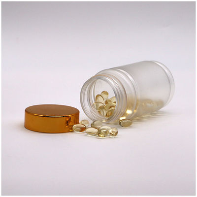 PET-Halsband 120 ml Bambusform Plastikflasche Schraubkappe für Pillen Kapsel Tabletten Medizin Ergänzung