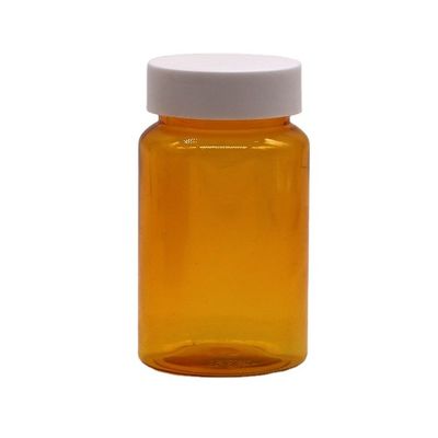 Kostenlose Proben 150ml/CC PET-Plastik-Orangeflasche für Medikamente Pille Ergänzung Flasche