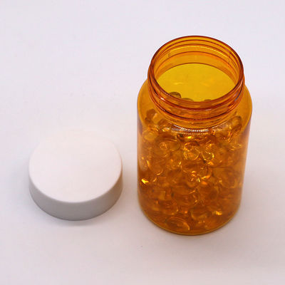 Kostenlose Proben 150ml/CC PET-Plastik-Orangeflasche für Medikamente Pille Ergänzung Flasche