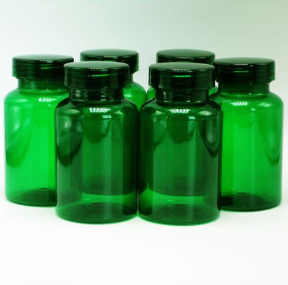 PET-Flasche für industrielle Medizin, angepasste Farbe 150 ml / 5 oz mit Emboss CRC Aluminiumkappe