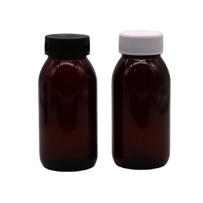 180 ml PET-Rundkörper, steriler Hustensaft, Mundflüssigkeitsflasche mit Babyschutzkappe