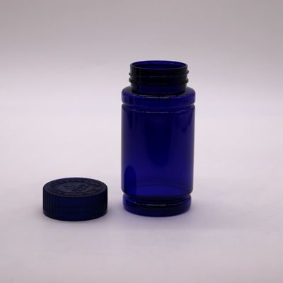 Kindersichere Deckel PET Bambusform Plastikflasche für Pillen Kapsel Tabletten Medizin Ergänzung