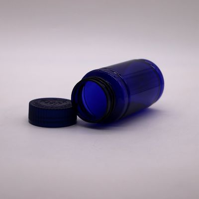 Kindersichere Deckel PET Bambusform Plastikflasche für Pillen Kapsel Tabletten Medizin Ergänzung