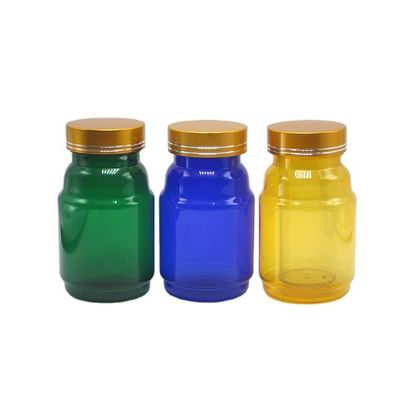 200 ml PET-Plastikgefäße Transparente angepasste Farbe für Lebensmittelbehälter