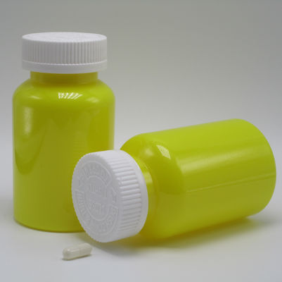 Verschiedene Farben 300 ml PET-Präparate leere medizinische Plastikflasche für Tabletten-Kapsel-Ergänzung