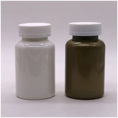 Verschiedene Farben 300 ml PET-Präparate leere medizinische Plastikflasche für Tabletten-Kapsel-Ergänzung