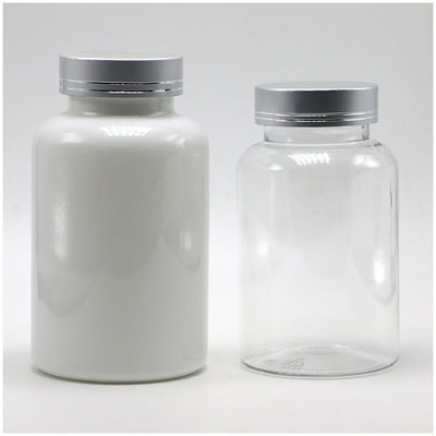 Verschiedene Farben 300 ml PET-Präparate leere medizinische Plastikflasche für Tabletten-Kapsel-Ergänzung