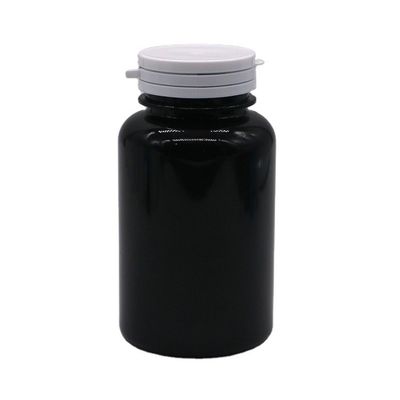 Anpassen Farbe PET 250ml Runde Plastikflasche für Medizin Kapselbehälter