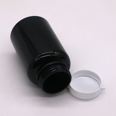 Anpassen Farbe PET 250ml Runde Plastikflasche für Medizin Kapselbehälter