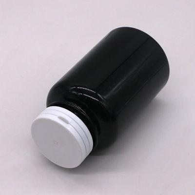 Anpassen Farbe PET 250ml Runde Plastikflasche für Medizin Kapselbehälter