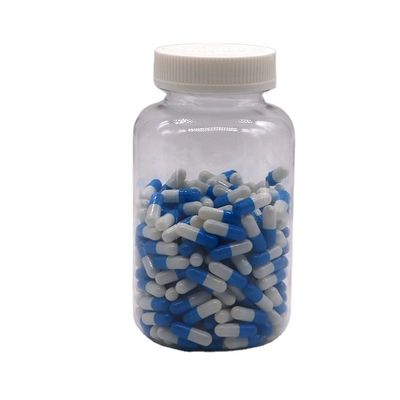 500 ml Plastik-PET-Medikamentbehälter mit Bildschirmdruck und kindersicheren Deckel
