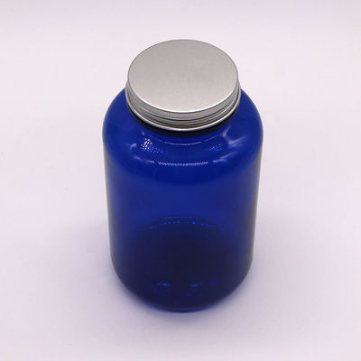 500 ml Plastik-PET-Medikamentbehälter mit Bildschirmdruck und kindersicheren Deckel