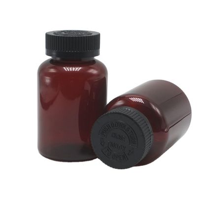 Schraubkappe 180 ml PET-Plastikflasche für Pillen Pulver Kapsel Tabletten HOT SEAL