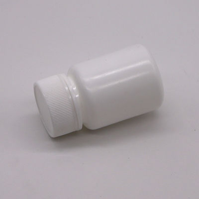 30 ml HDPE Tragbare weiße Kunststoffpulver Medizin Pille Tabletten Flaschen Behälter mit Kindersicherheitskappe