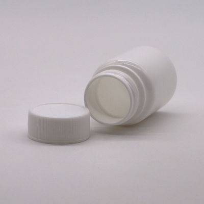 30 ml HDPE Tragbare weiße Kunststoffpulver Medizin Pille Tabletten Flaschen Behälter mit Kindersicherheitskappe