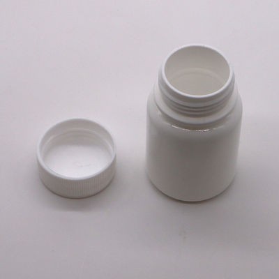 30 ml HDPE Tragbare weiße Kunststoffpulver Medizin Pille Tabletten Flaschen Behälter mit Kindersicherheitskappe