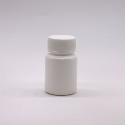 30 ml HDPE Tragbare weiße Kunststoffpulver Medizin Pille Tabletten Flaschen Behälter mit Kindersicherheitskappe