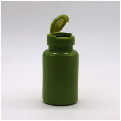 Plastik-HDPE-Flasche 150ml 5oz Breitmaul-Leere Kapselbehälter mit Flip-Cap