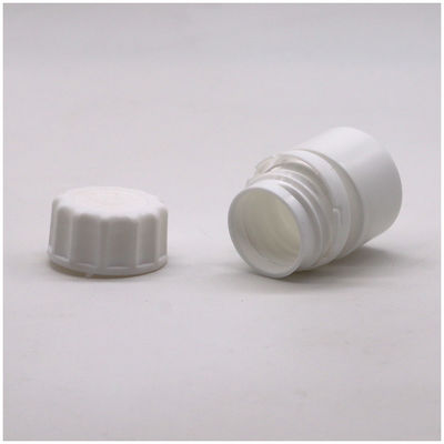 20 ml weißes HDPE Nachfüllbare feste Medizin Kapsel Pille Tabletten Plastikflasche Glas für andere Medikamente
