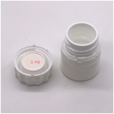 20 ml weißes HDPE Nachfüllbare feste Medizin Kapsel Pille Tabletten Plastikflasche Glas für andere Medikamente