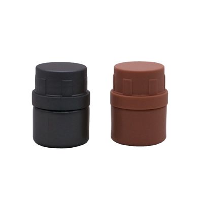 25 ml weiße HDPE leere, wieder auffüllbare, feste Medizinkapselnflasche für chemisches Pulver