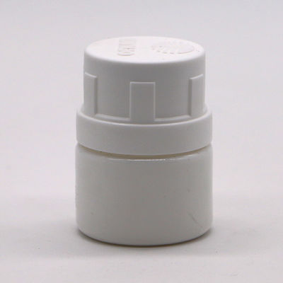25 ml weiße HDPE leere, wieder auffüllbare, feste Medizinkapselnflasche für chemisches Pulver