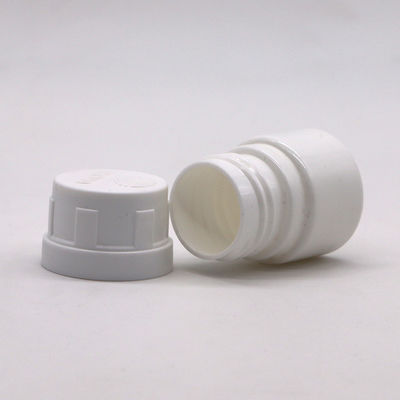 25 ml weiße HDPE leere, wieder auffüllbare, feste Medizinkapselnflasche für chemisches Pulver