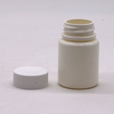 Pille Kapsel Tablette 40CC Flasche mit Schraubverschluss HDPE Material Custom Label Druck
