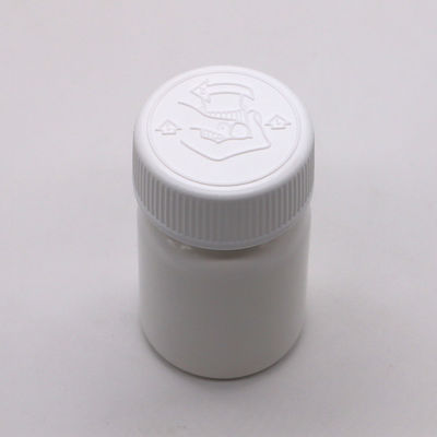 HDPE-Flasche mit Schraubkappe und individuellem Etikettendruck