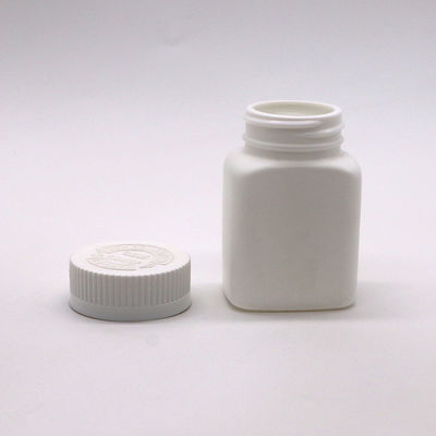 85 ml HDPE-Flaschenflasche in quadratischer Form aus Kunststoff für Medikamente