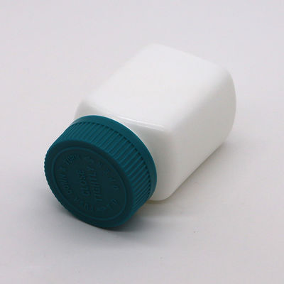 Medikamentenschließfach 95 ml quadratische HDPE-Plastikflasche-Glas für feste Tablettenkapsel