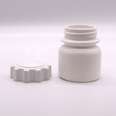 Schraubkappe 100 ml runde Form PE Plastikflasche für Medizin Feststoff Tabletten Lagerung