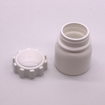 Schraubkappe 100 ml runde Form PE Plastikflasche für Medizin Feststoff Tabletten Lagerung