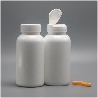 200 ml runde HDPE-Plastikflasche mit Flip-Over-Deckel und PE-Material