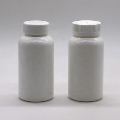 200 ml runde HDPE-Plastikflasche mit Flip-Over-Deckel und PE-Material